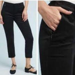 Anthropologie the Essential Slim Velvet Trouser Pants 10